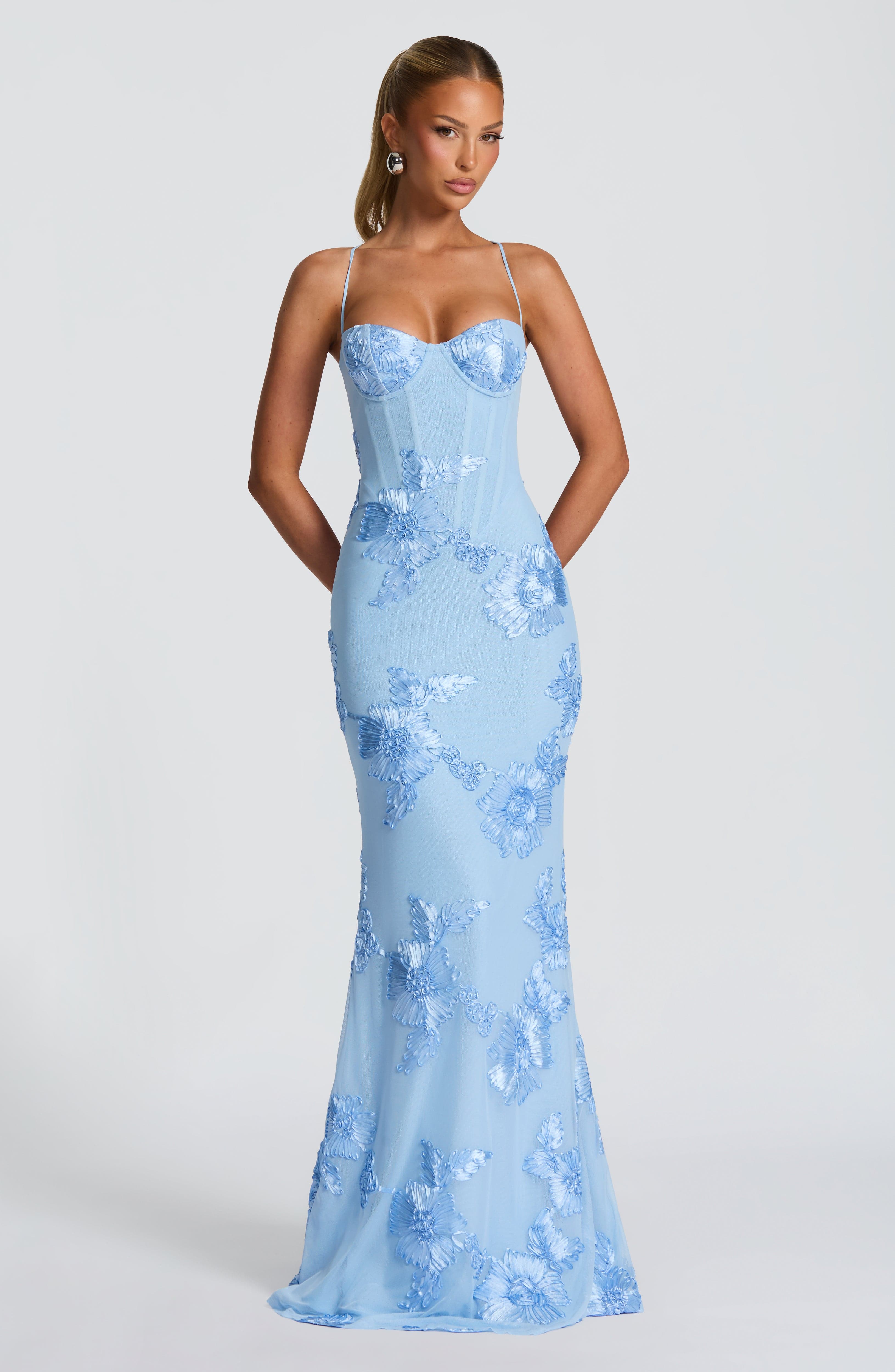HOT Blue Seraphina Mermaid Gown dress