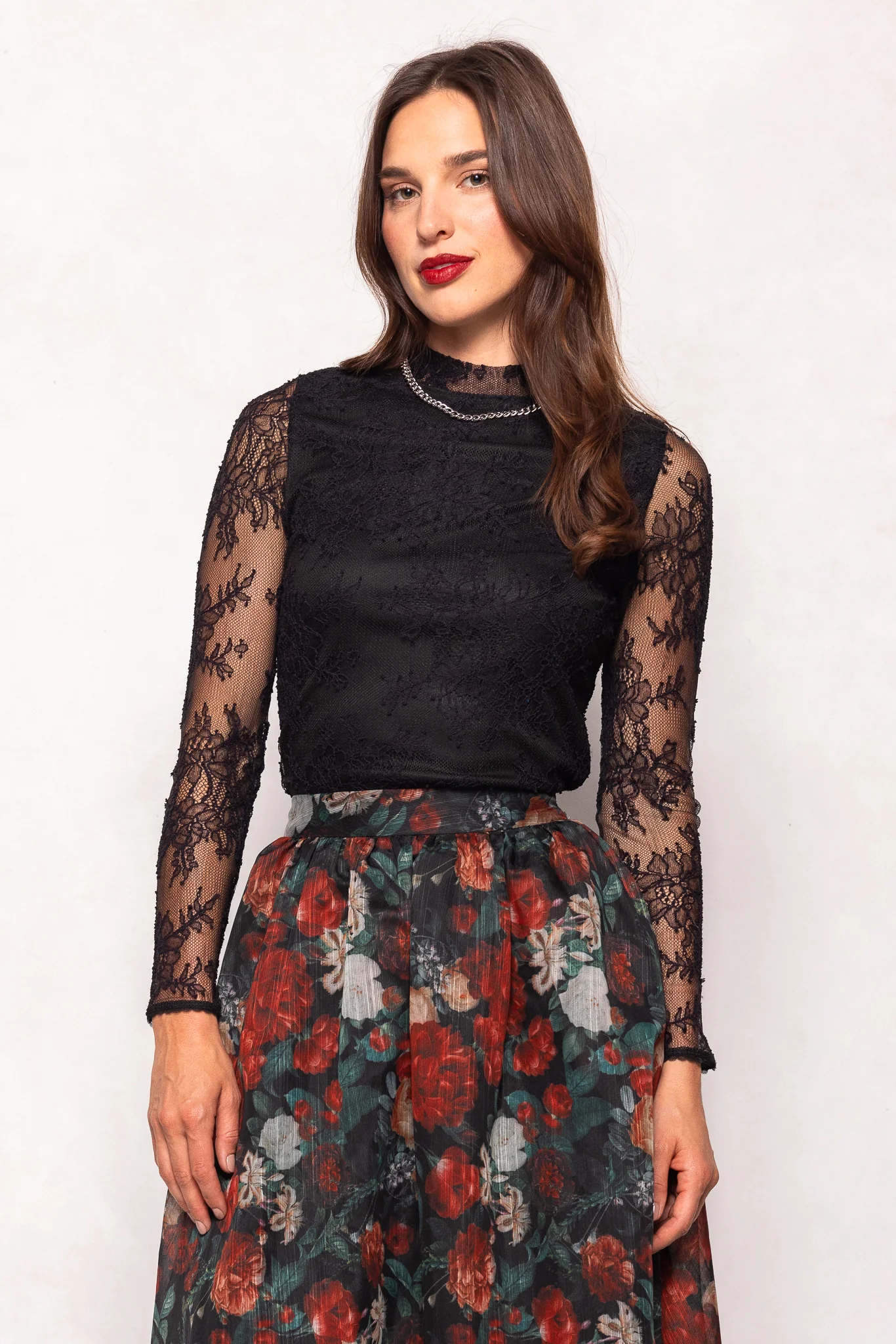 NEW Ashlyn Top in Black Lace