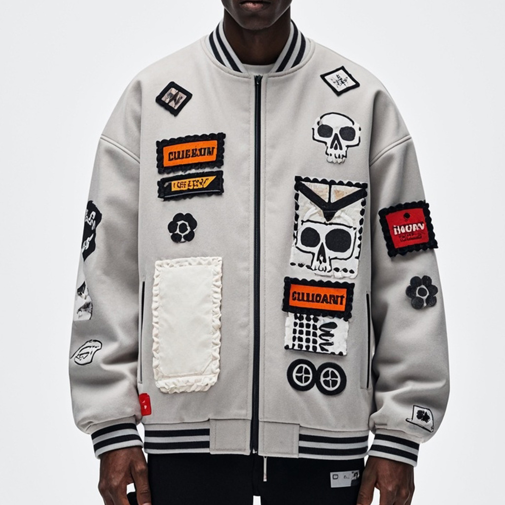 Street Fashion Skull Print Jacket