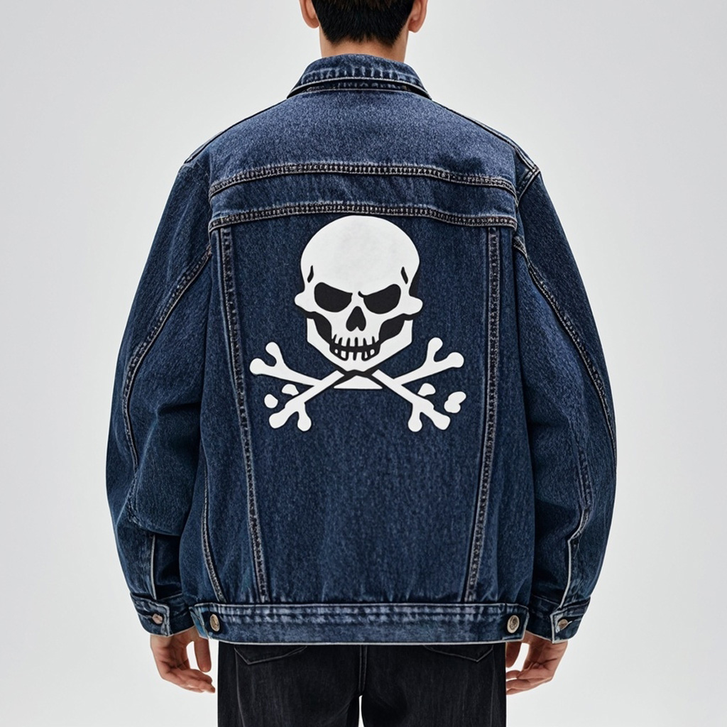 Street Fashion Skull Print Jacket