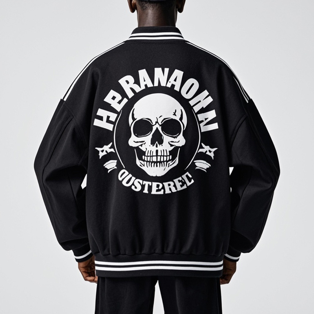 Classic Fashion Skull Print Jacket