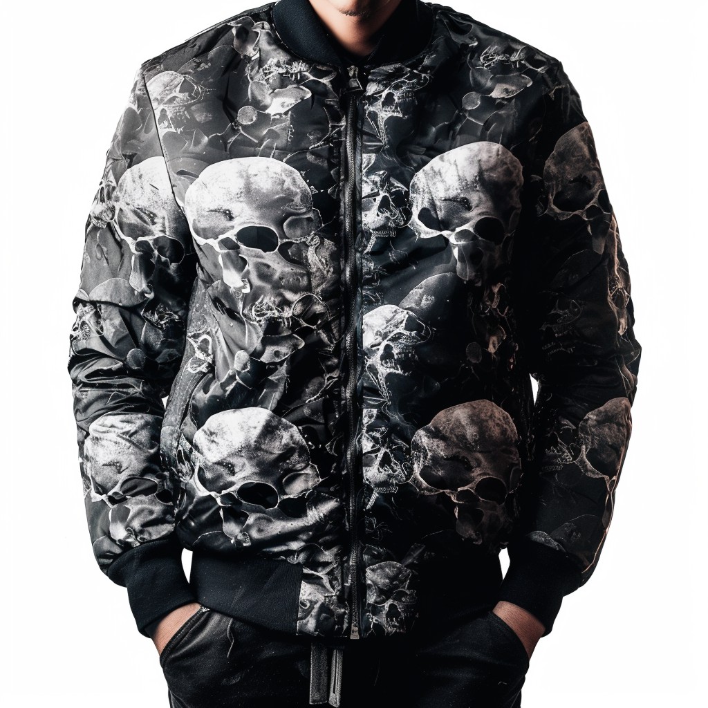 Street Style Skull Print Jacket