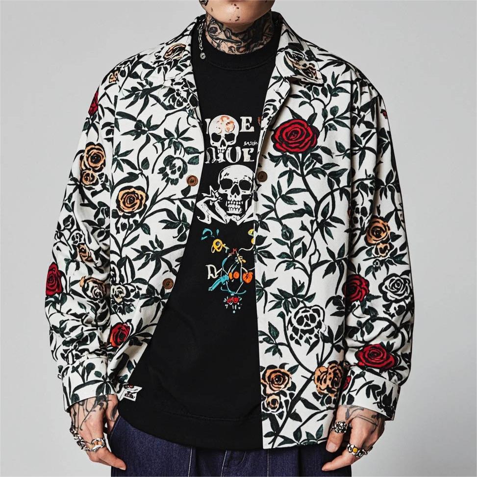 Stylish and cool skull print jacket
