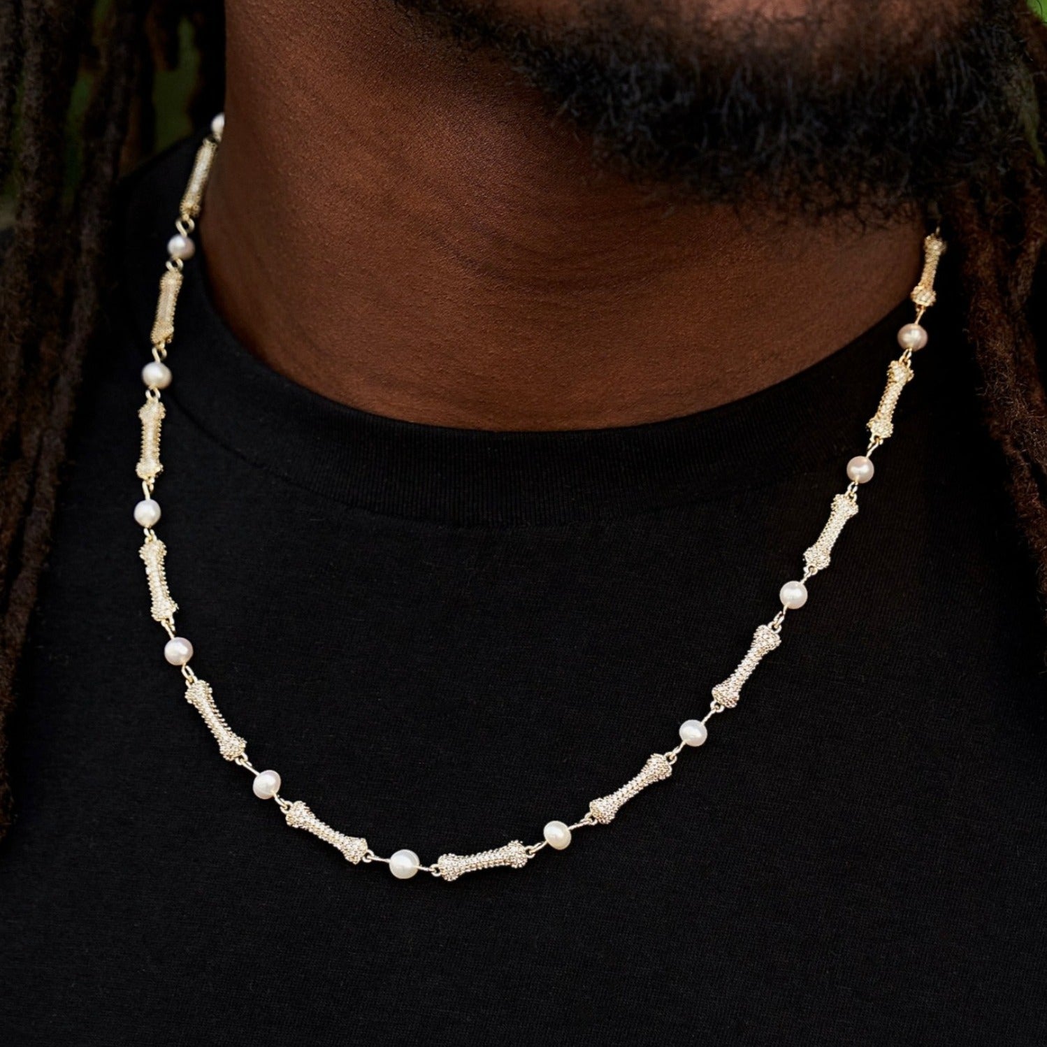 Iced Bone Link Chain