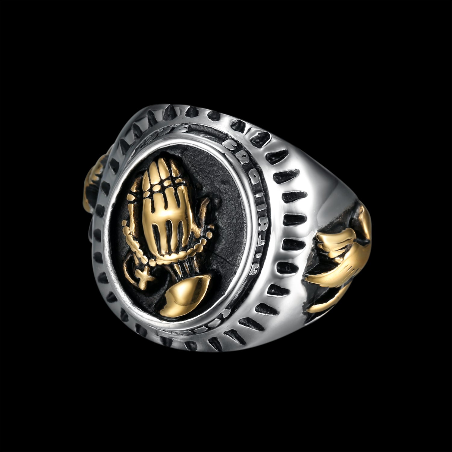 PRAYER HANDS RING