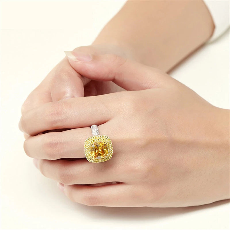 Citrine Engagement Ring For Women