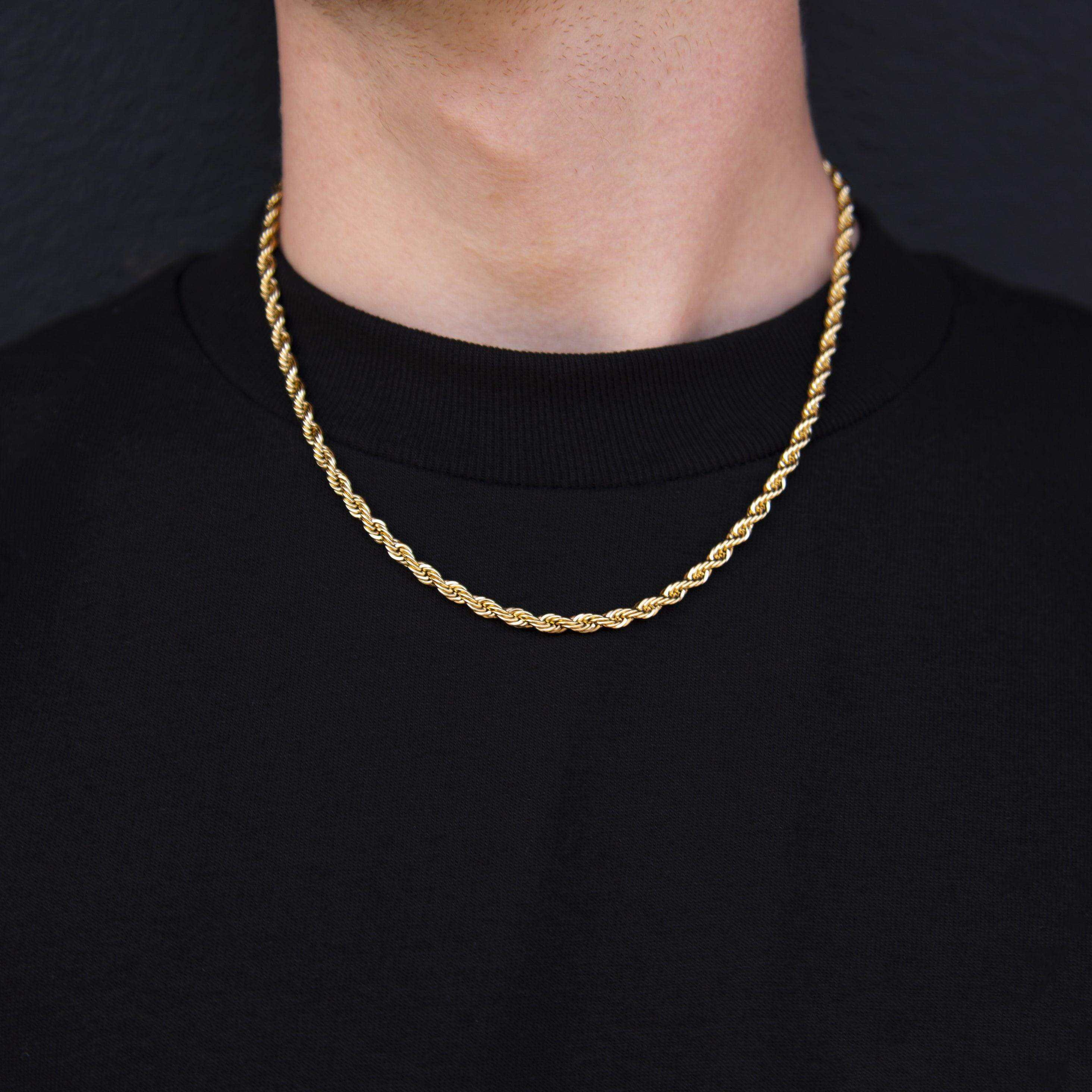 Rope Chain in Yellow Gold - 4mm