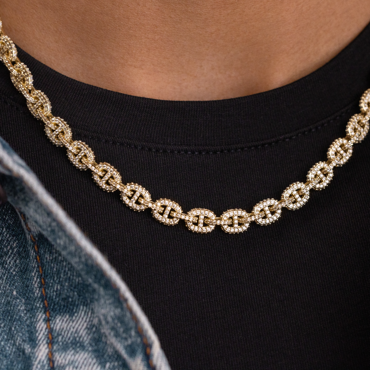 Micro Valentina Chain in Yellow Gold