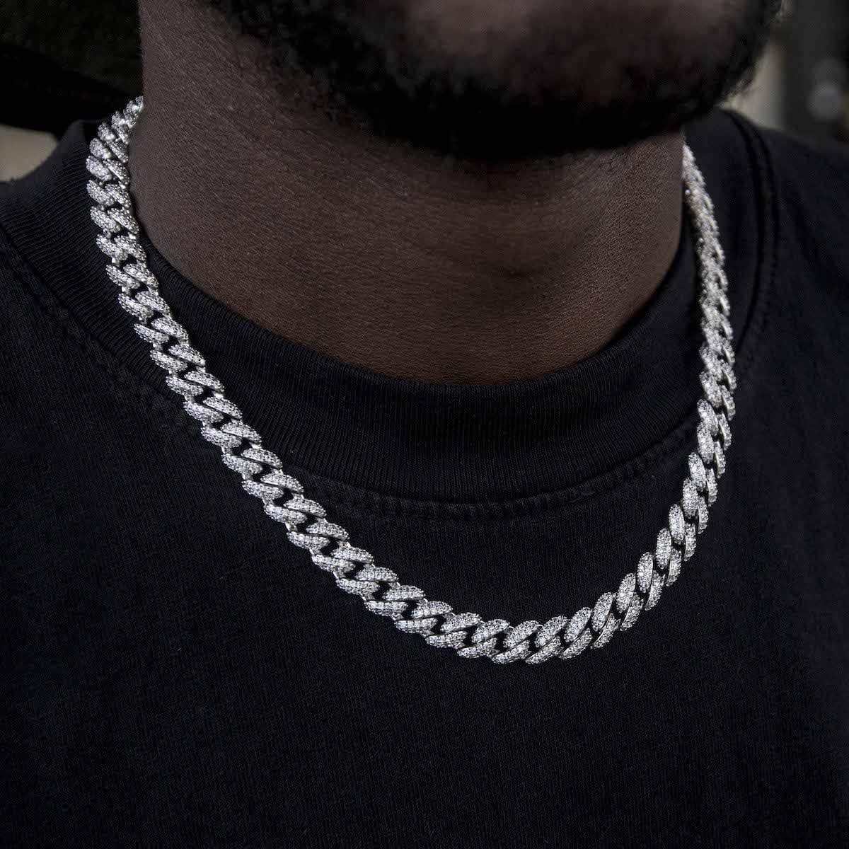 GLD Link Chain in White Gold - 8.5mm