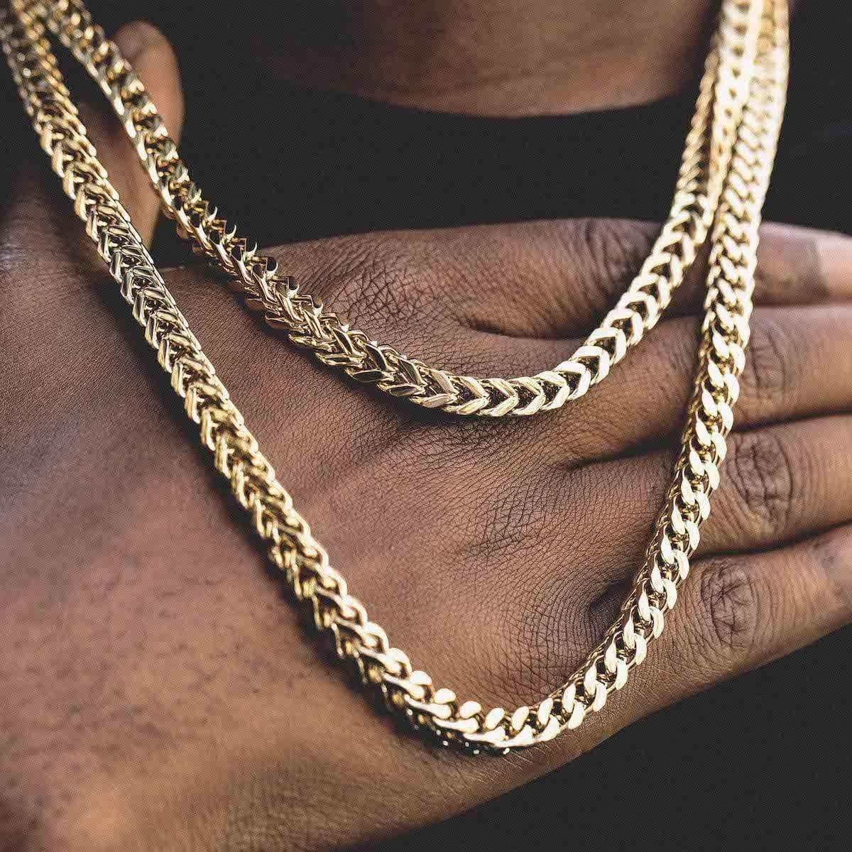 Franco Chain in Yellow Gold - 6mm