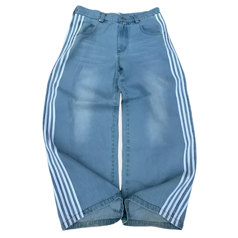 BLUE HCW STRIPED JEANS