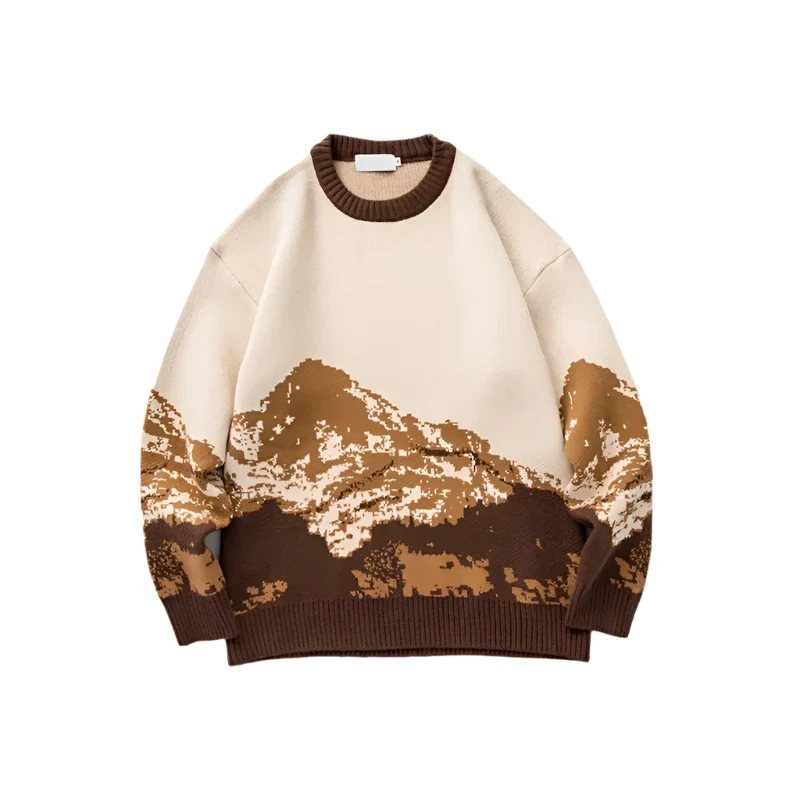 DARK BROWN MOUNTAIN SWEATER