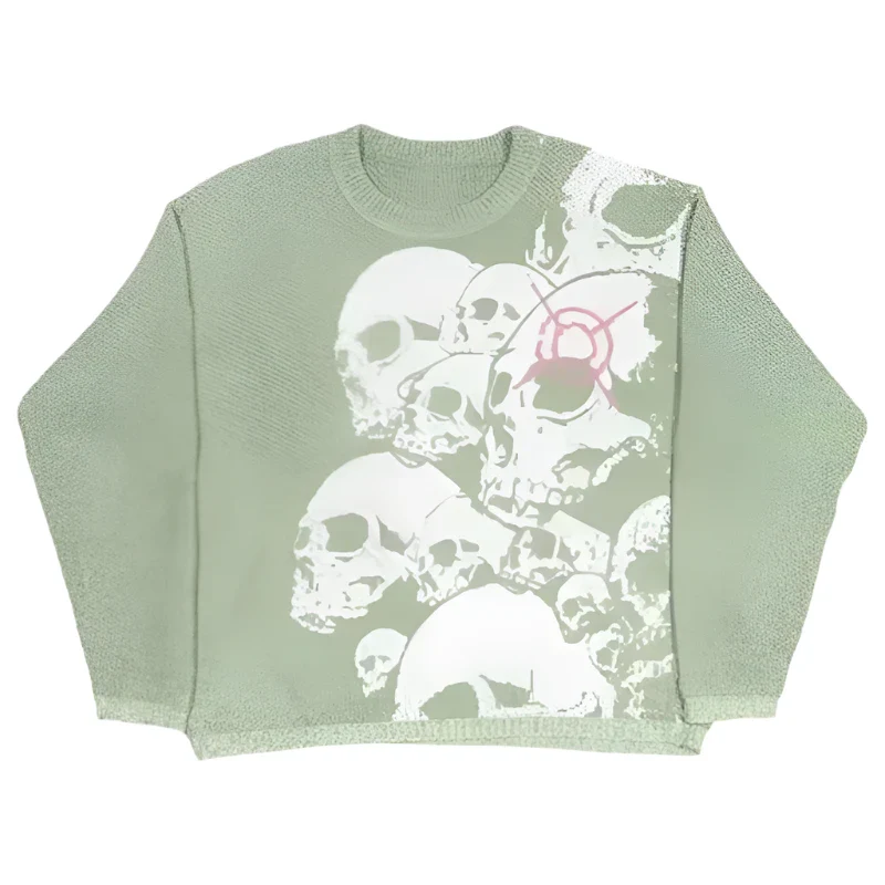 HEADSHOT SKULL SWEATER