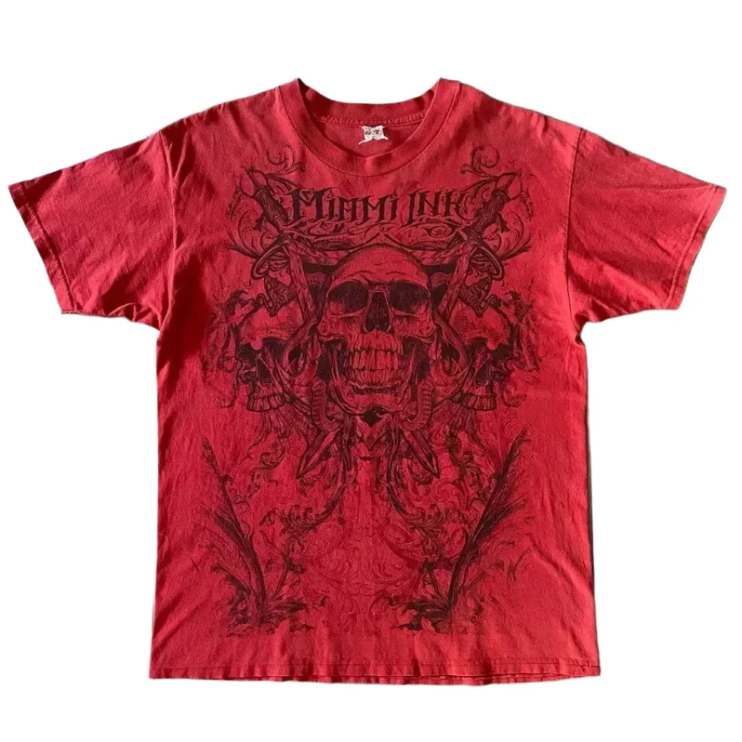 RED MIAMI INK TEE