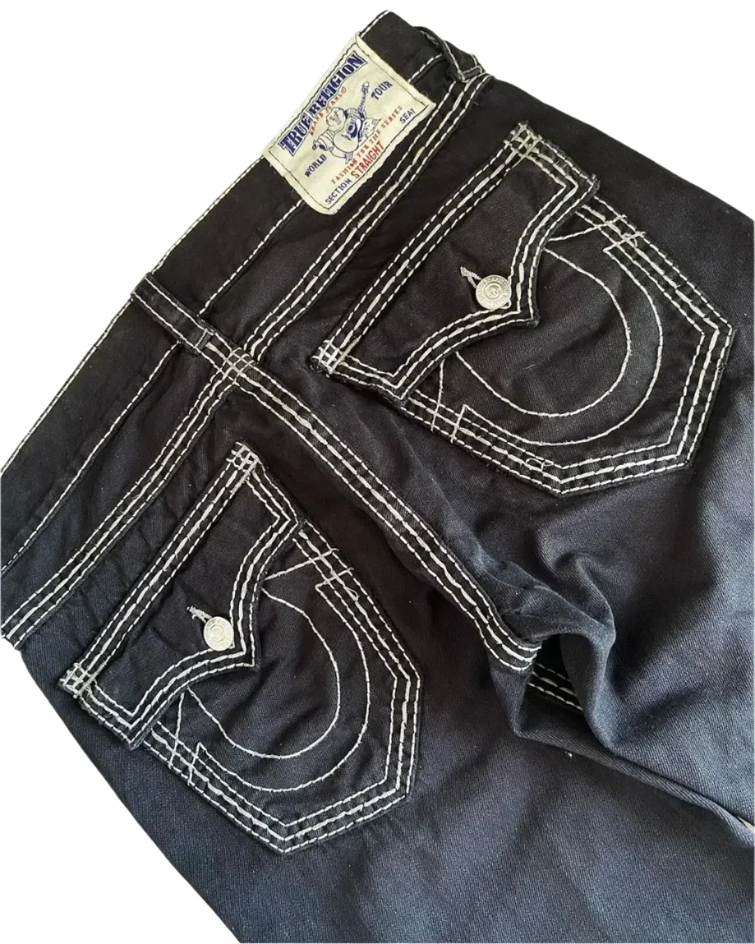 BLACK TRUE RELIGION JEANS