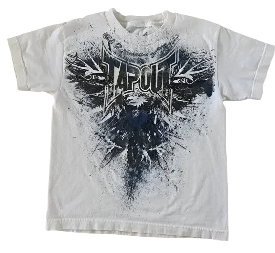 WHITE TAPOUT TEE