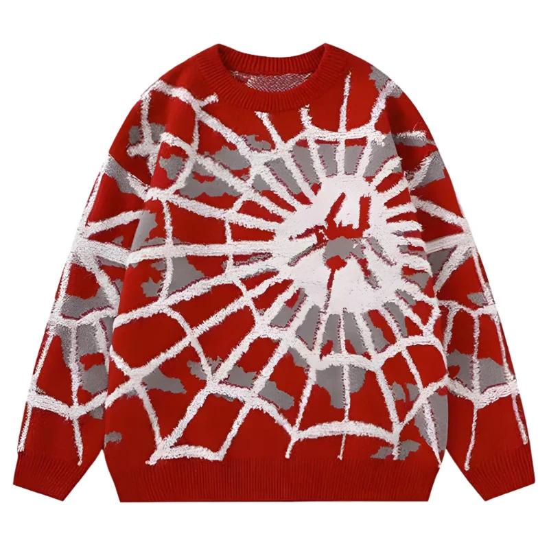 RED WEBBED SPIDER HOODIE