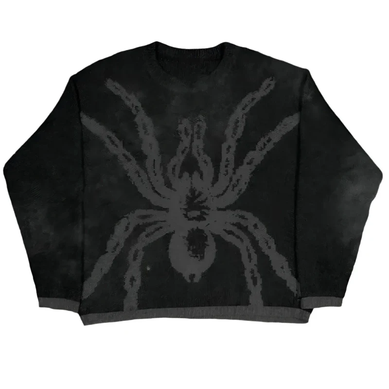 BLACK SPIDER SWEATER