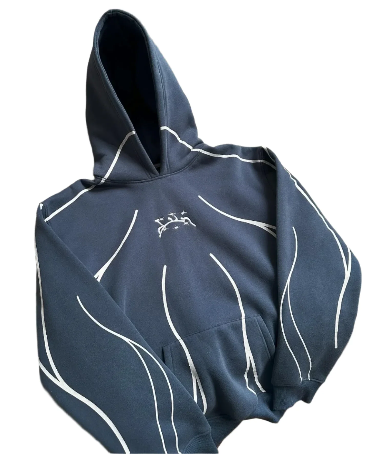 BLUE ARABIC HOODIE