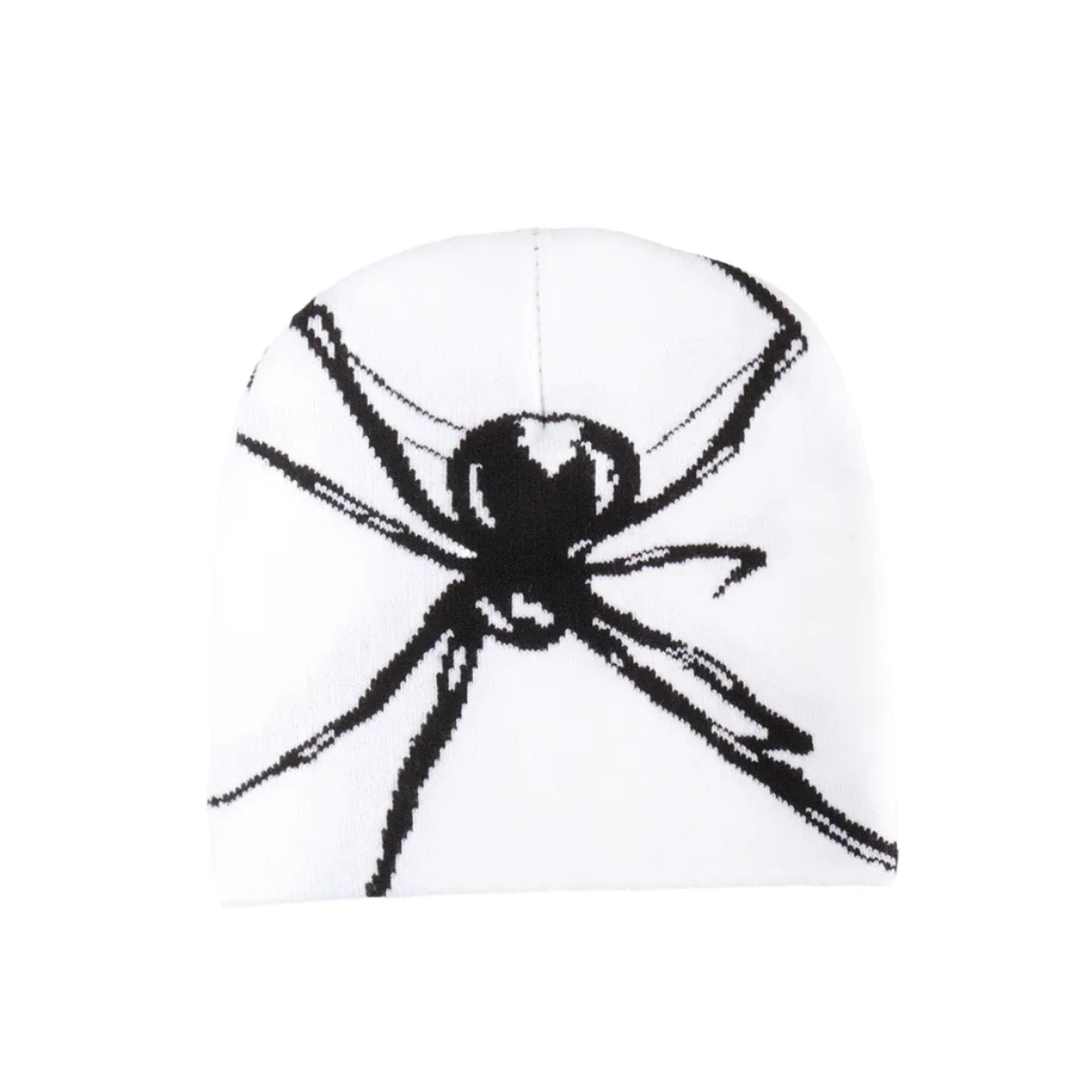 WHITE SPIDER BEANIE