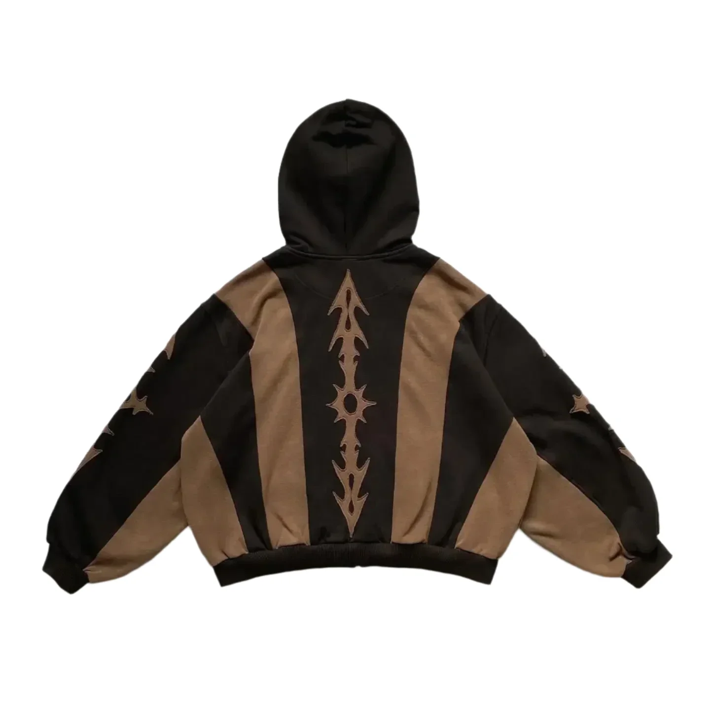 BROWN CURSED ZIP UP