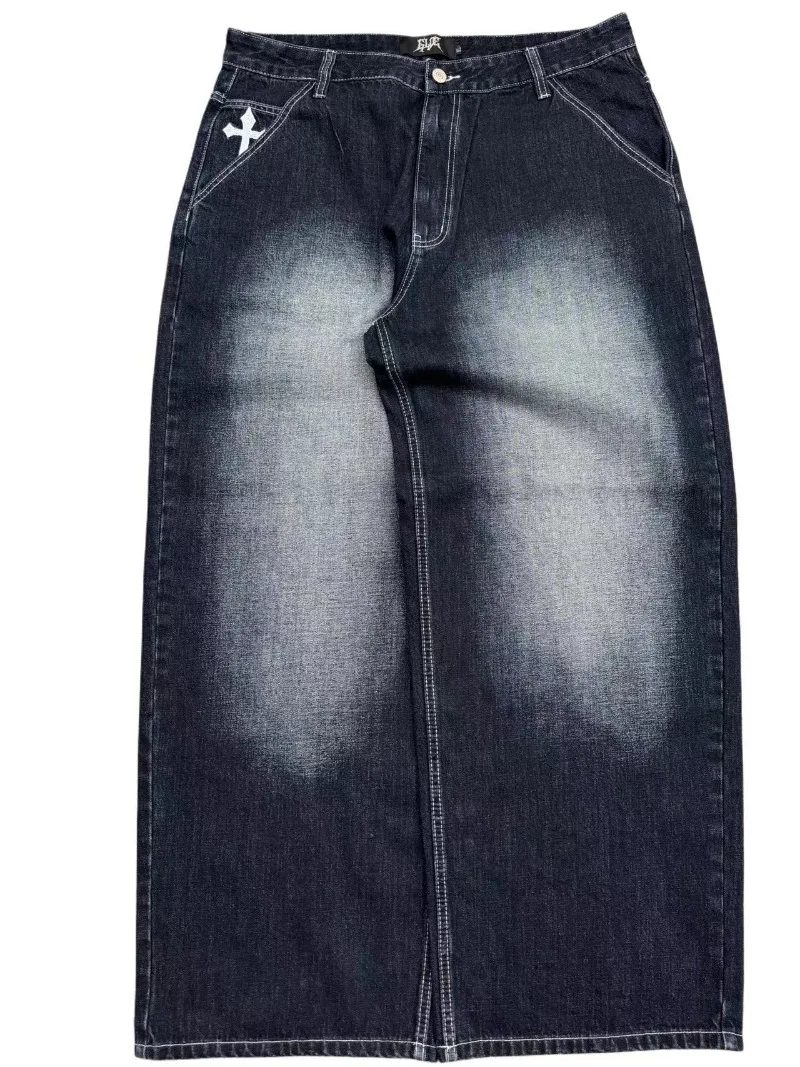WASHED CRUCIFIX JEANS