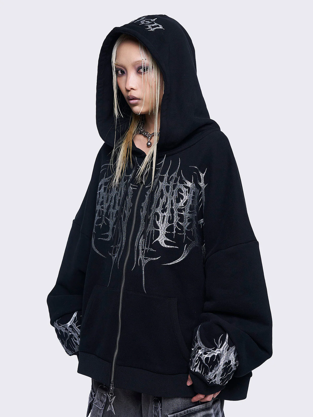 Minga Venom Zip Up Hoodie