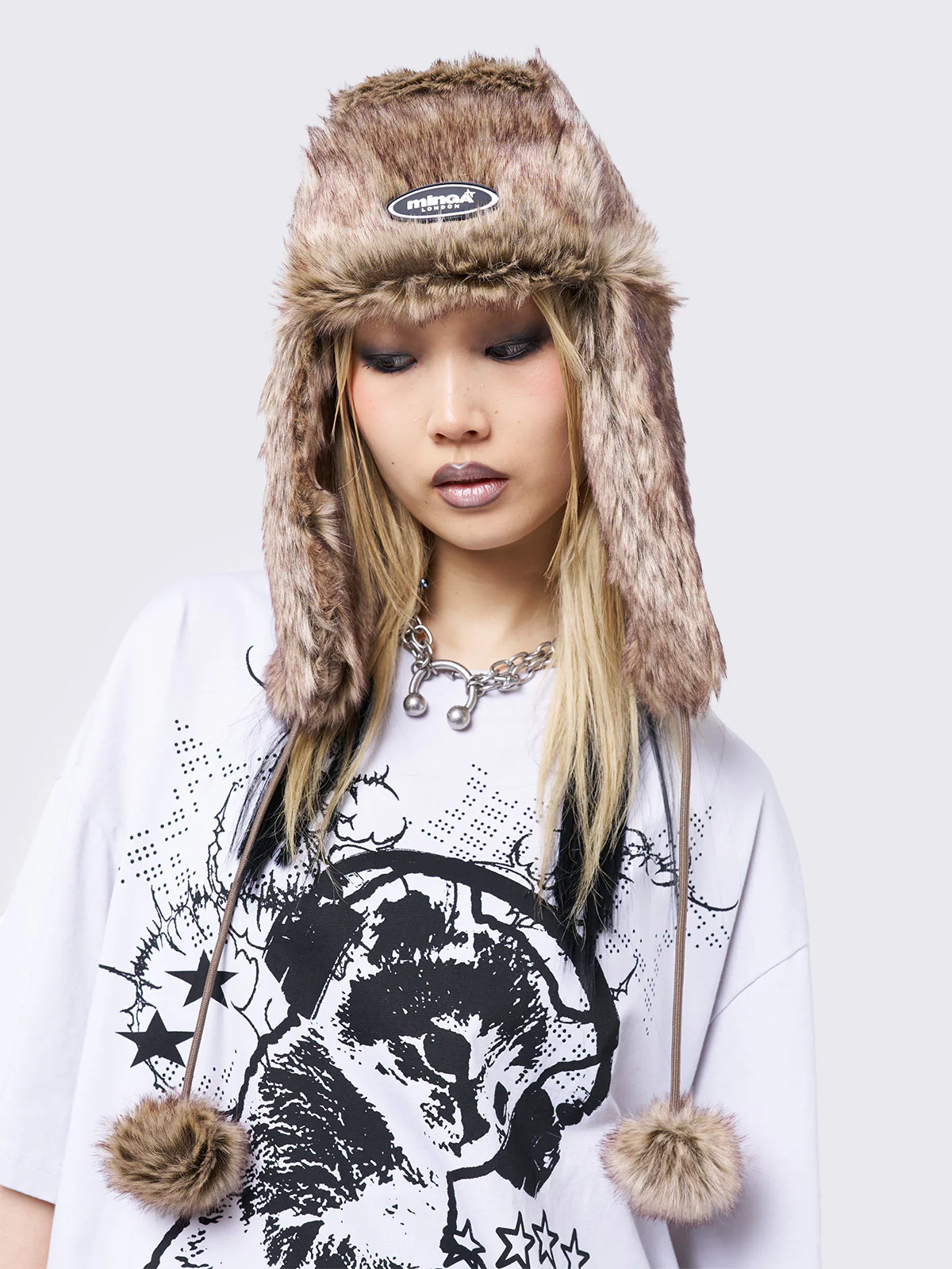 Minga Masha Fluffy Trapper Hat