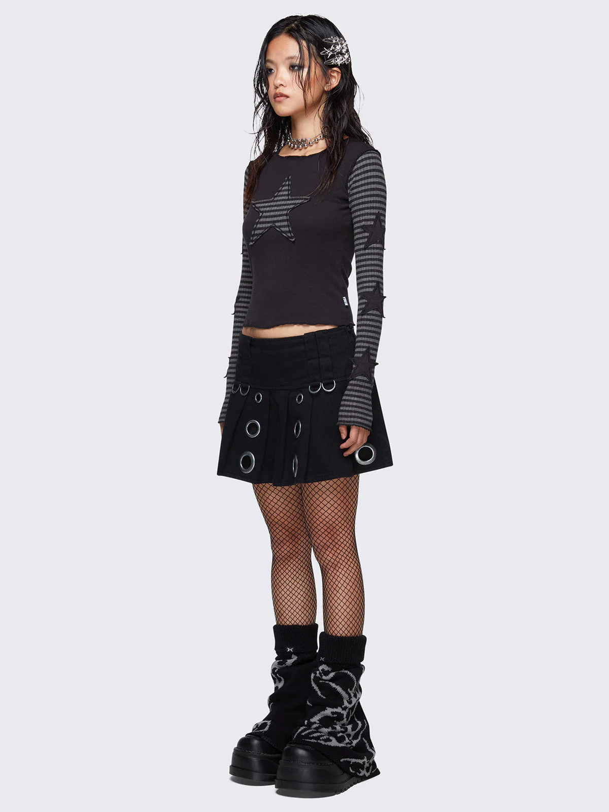 Minga Constellation Striped Top