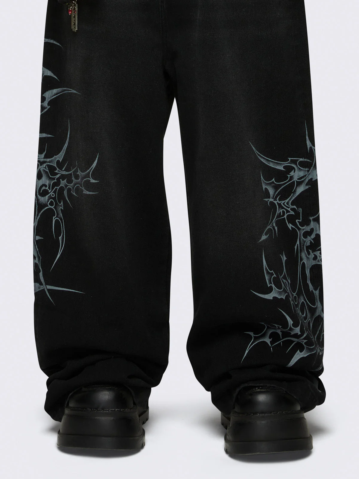 Minga Blaze Graphic Baggy Jeans
