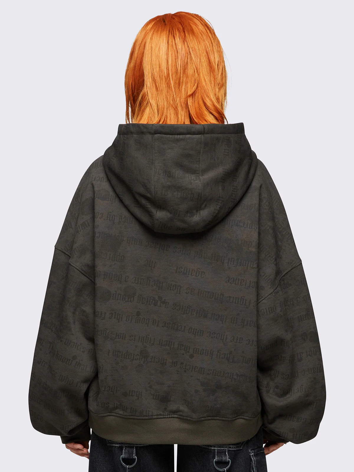 Minga Cursed Zip Up Hoodie