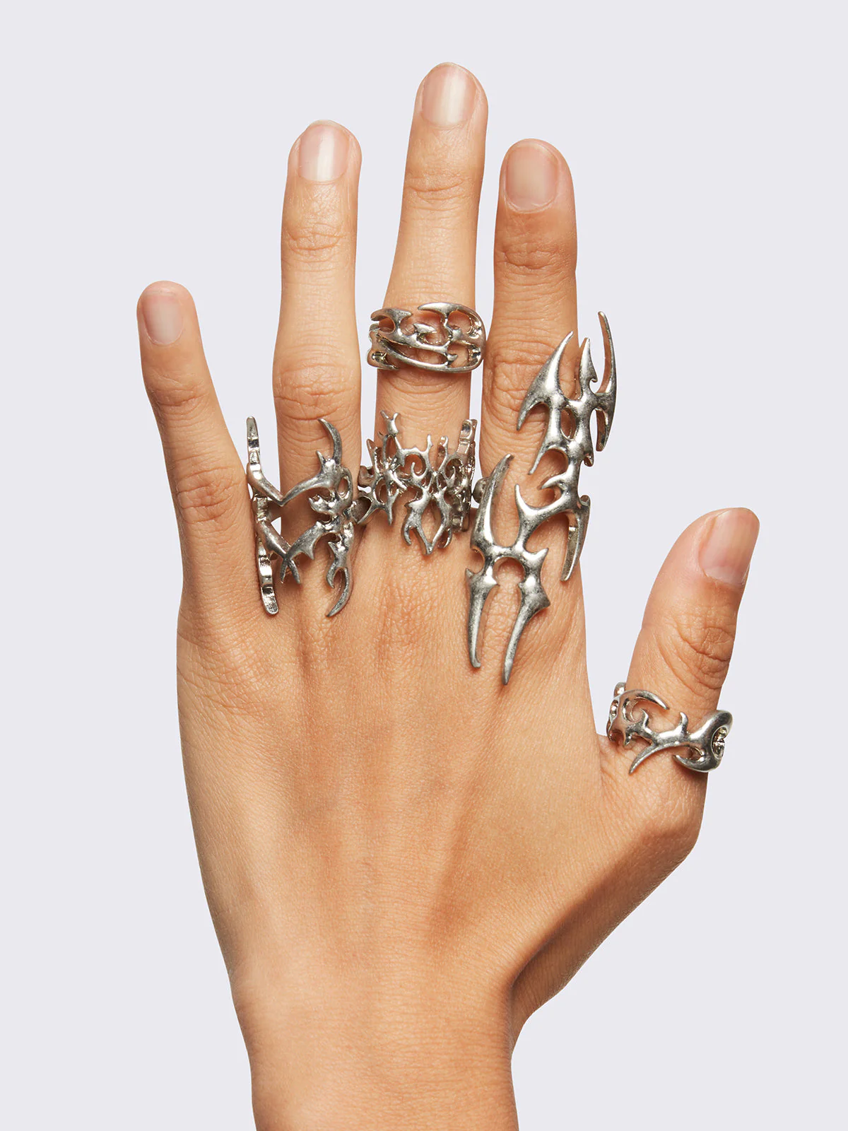 Minga Iron Veins Ring Set