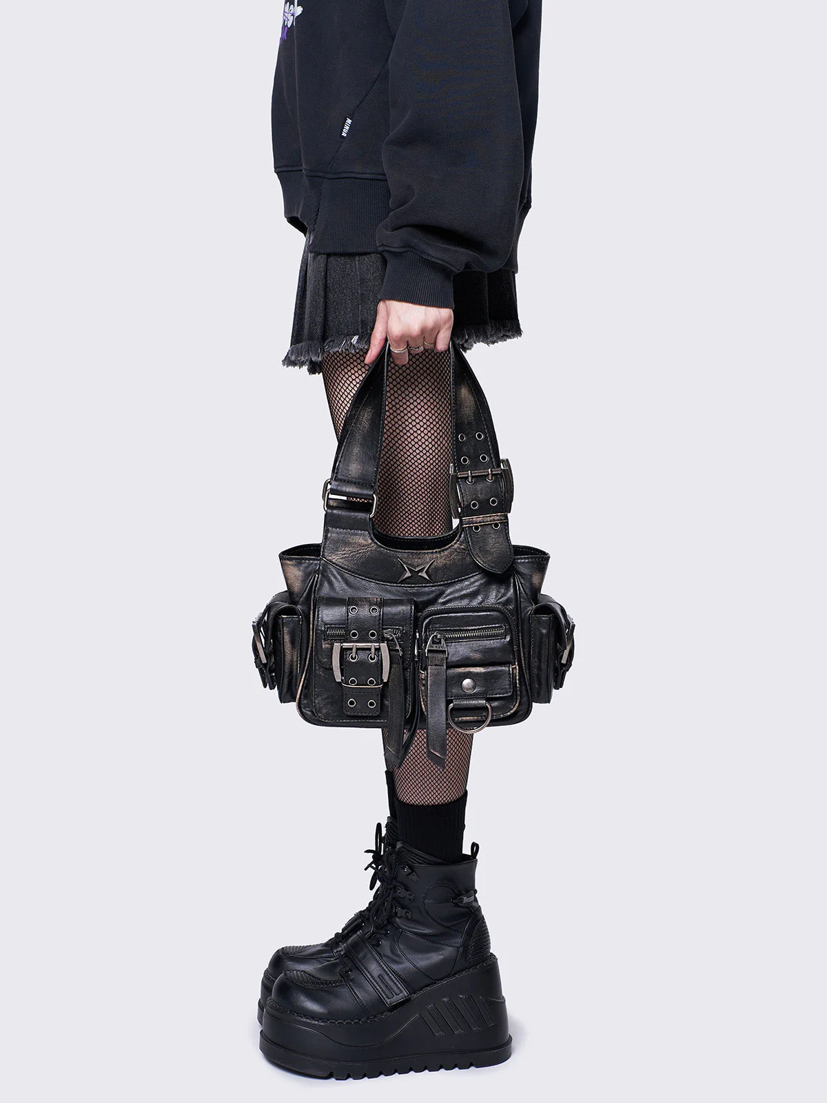 Minga Jade Vegan Shoulder Bag