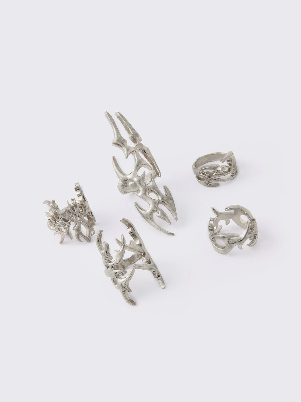 Minga Iron Veins Ring Set
