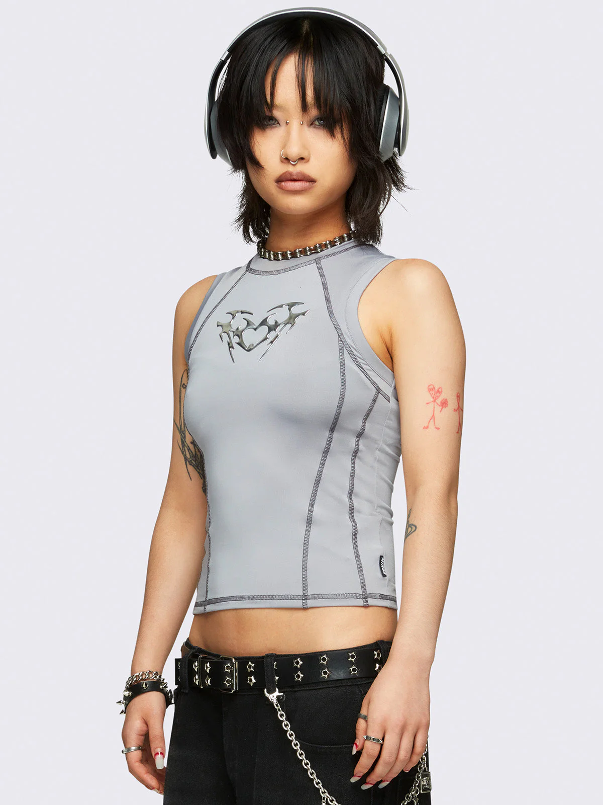 Minga Heartbeat Vest Top