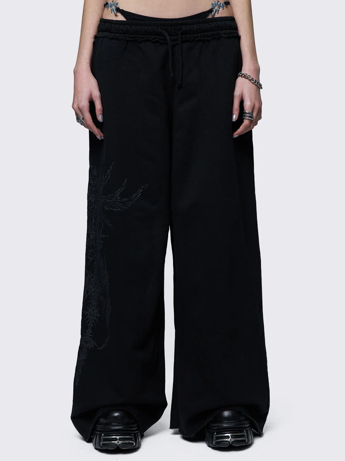 Minga Enigmatic Black Sweatpants