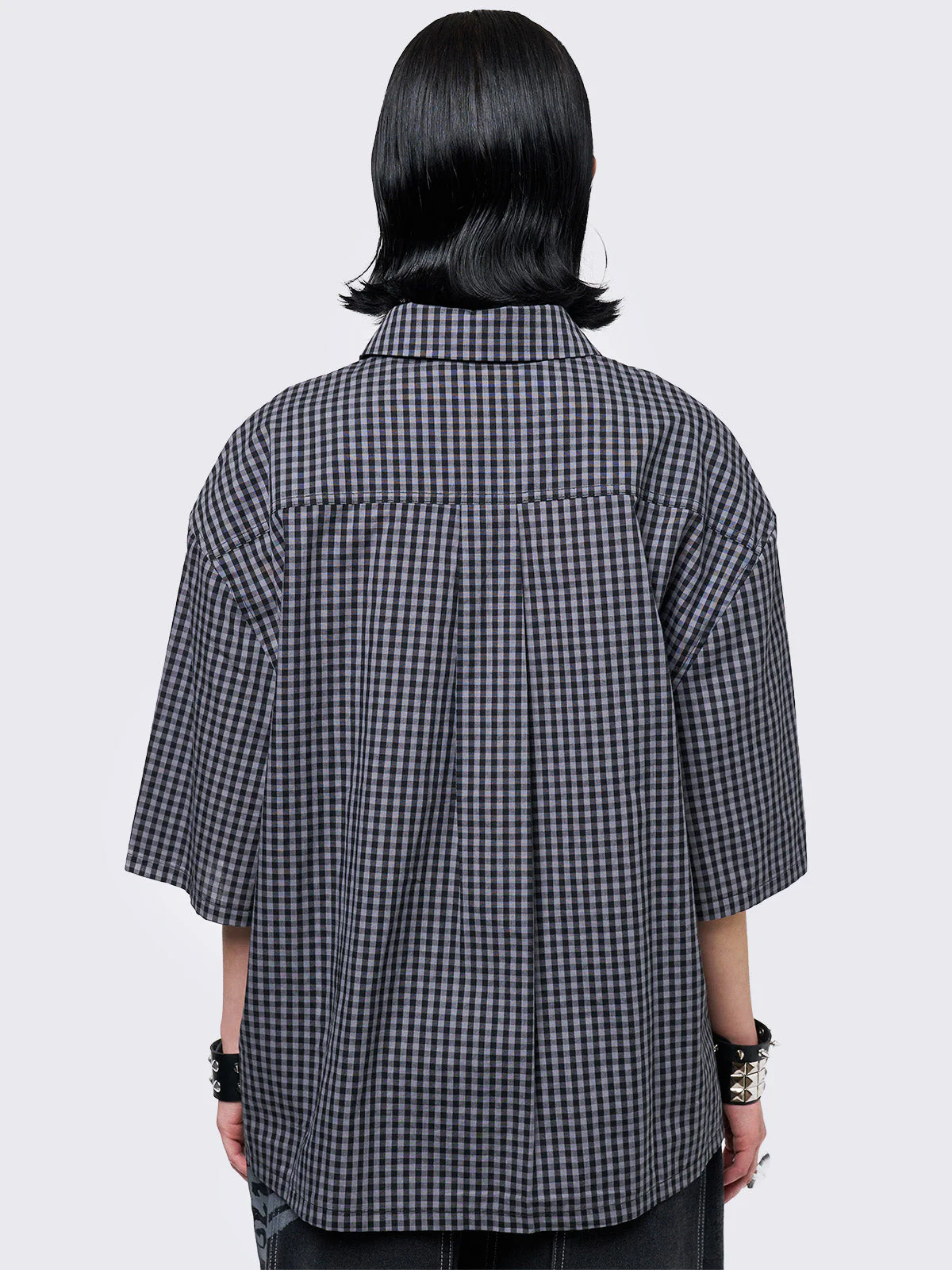 Minga Tattooed Check Shirt