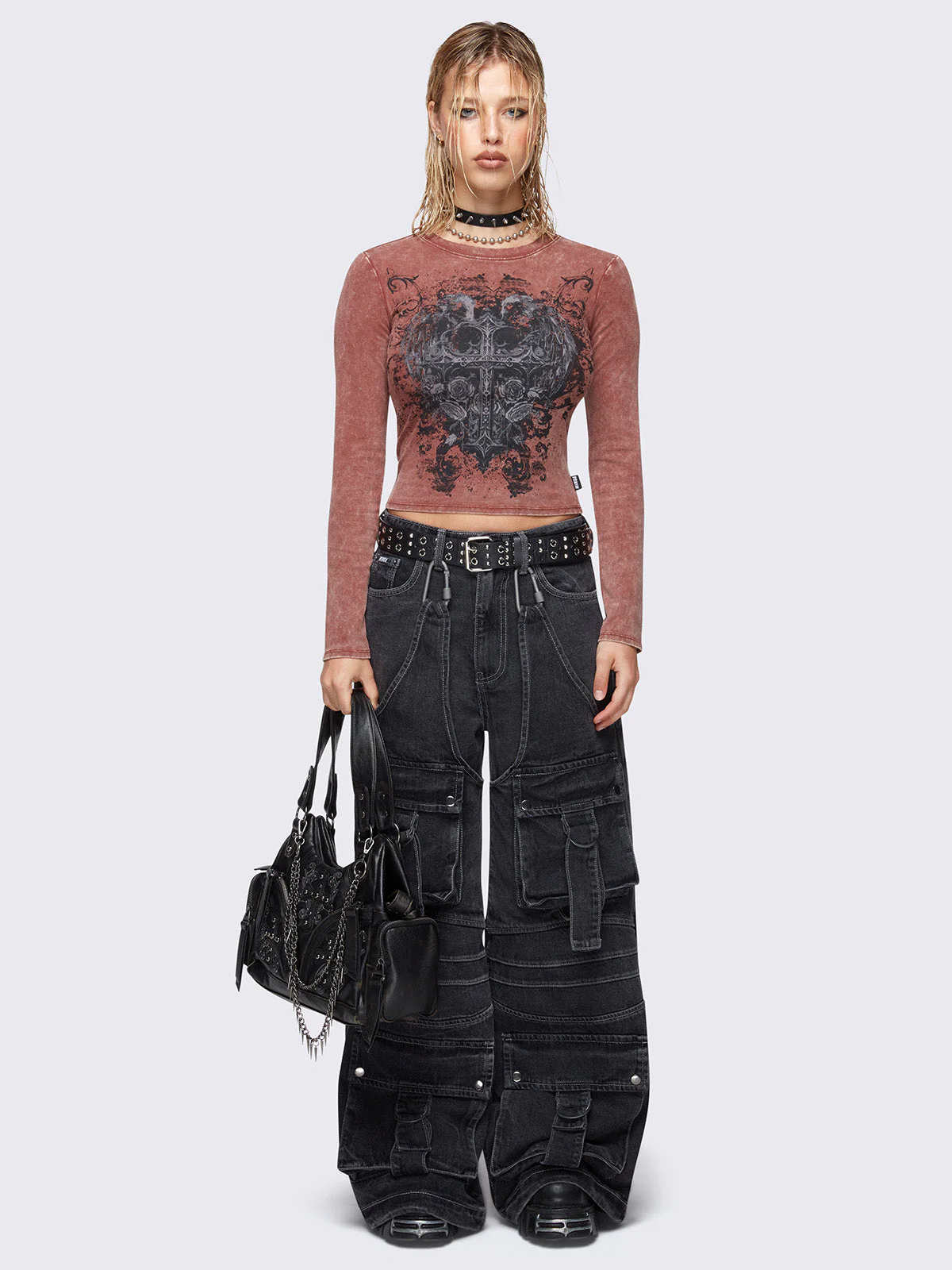 Minga Soul of Shadows Washed Top