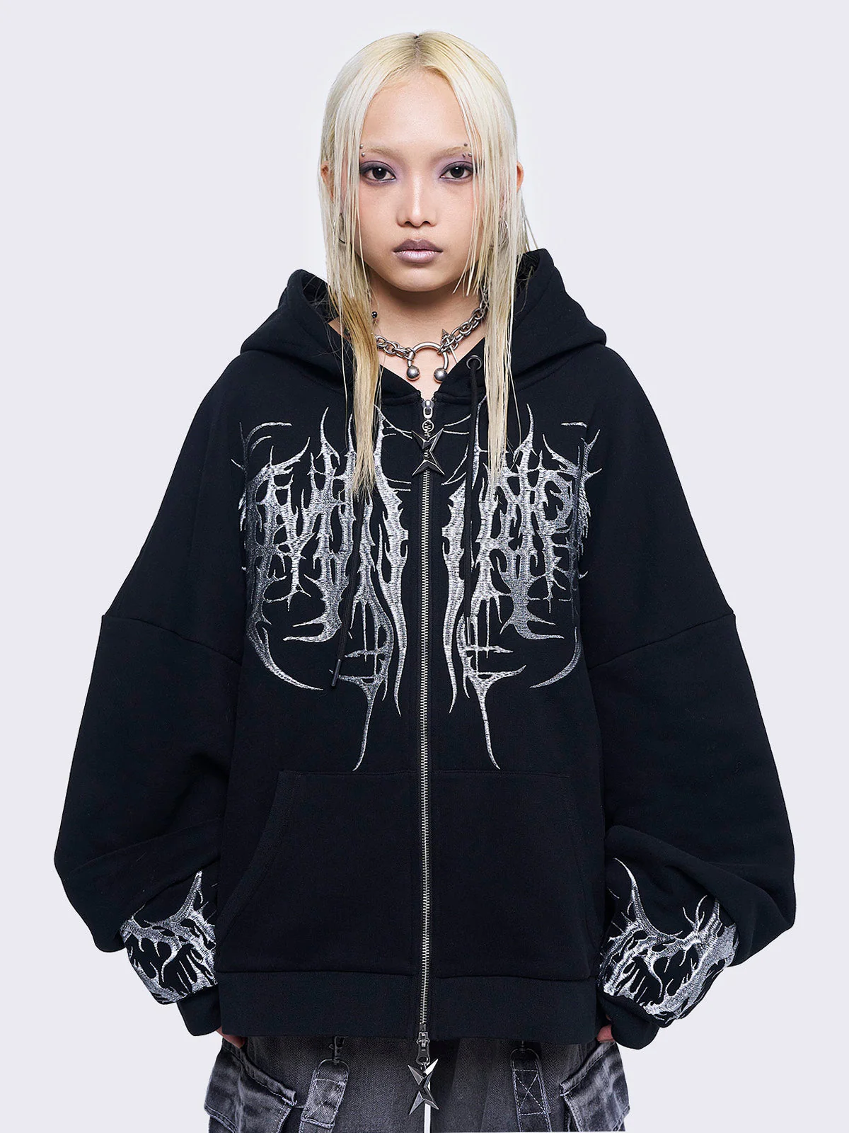 Minga Venom Zip Up Hoodie