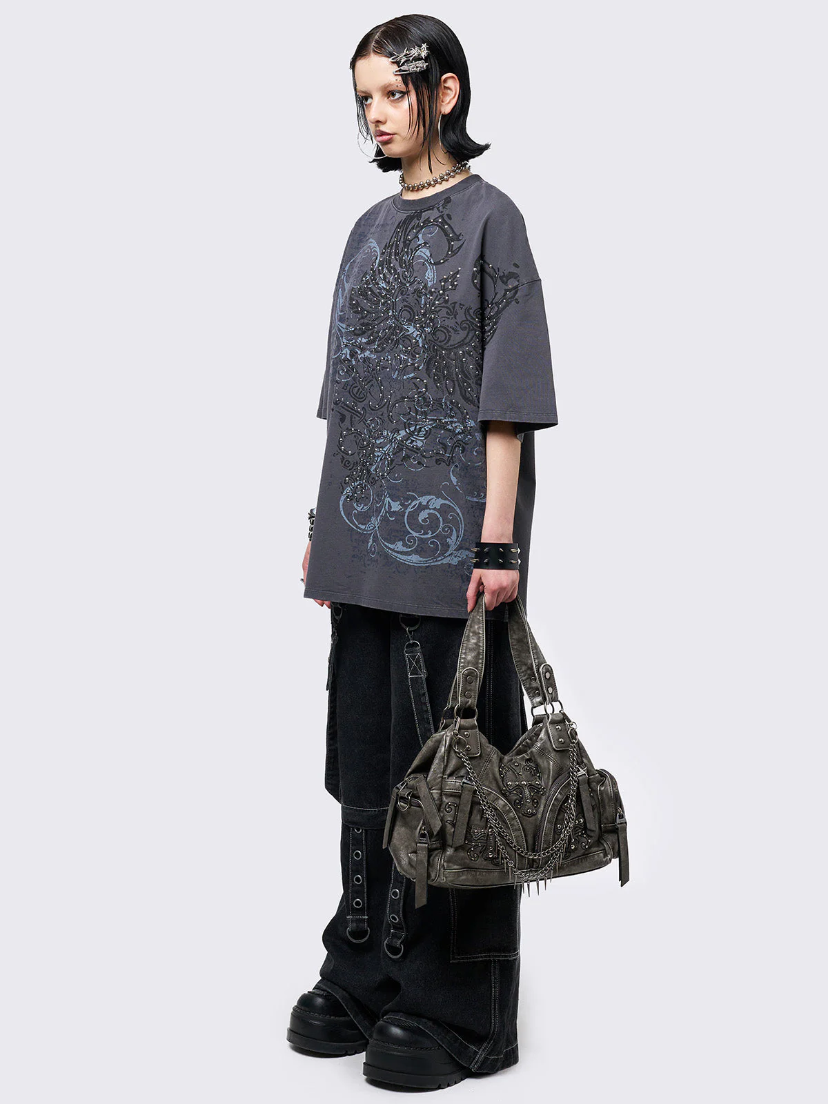 Minga Charcoal Washed T-Shirt