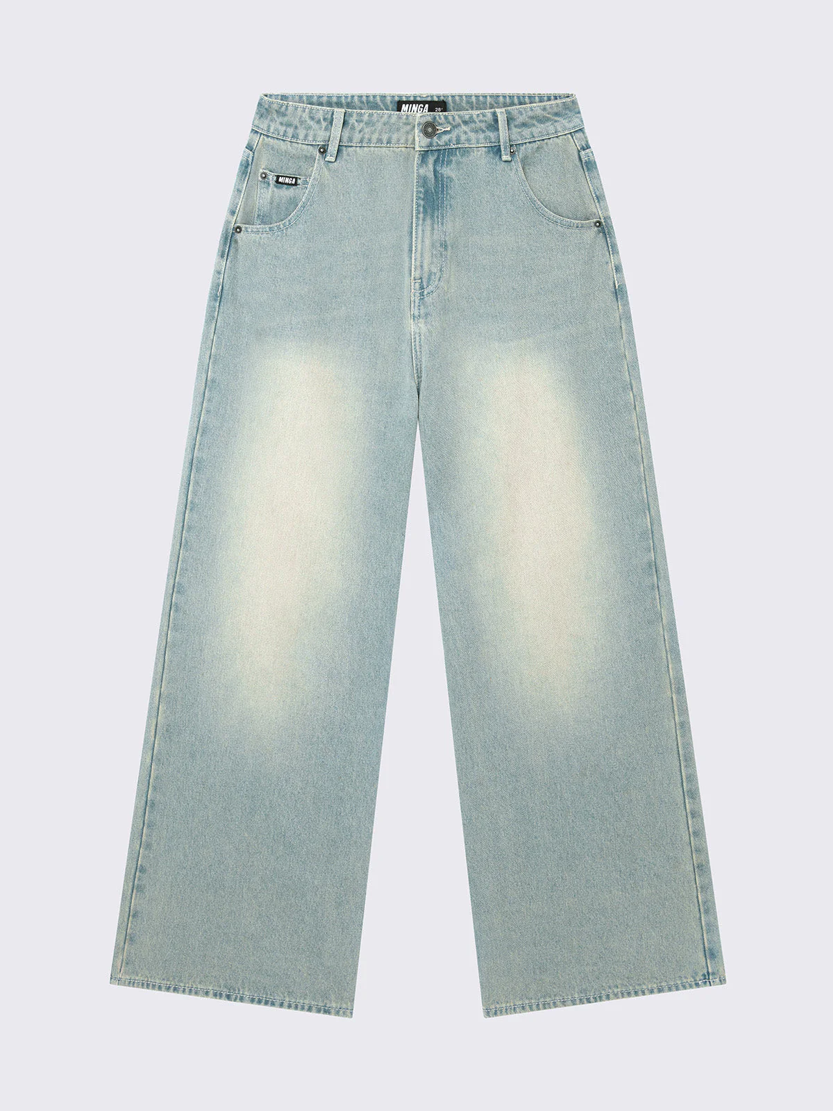 Minga Glen Blue Baggy Jeans