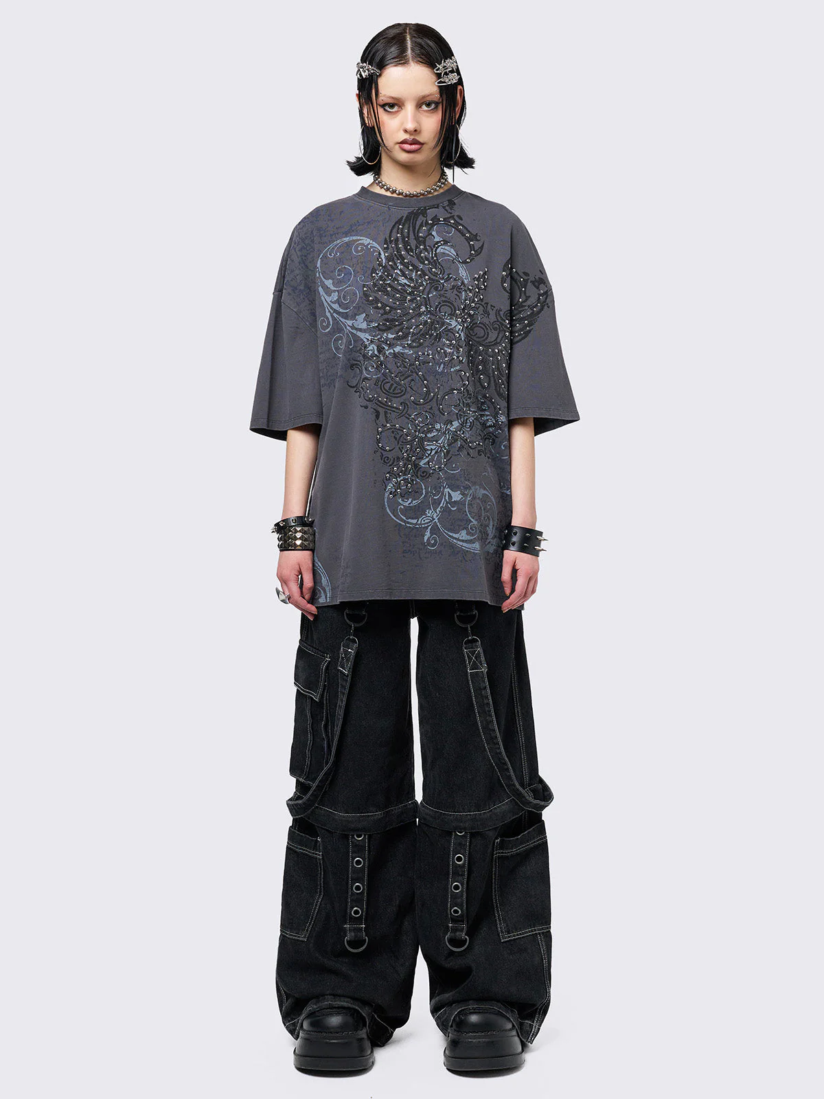 Minga Charcoal Washed T-Shirt