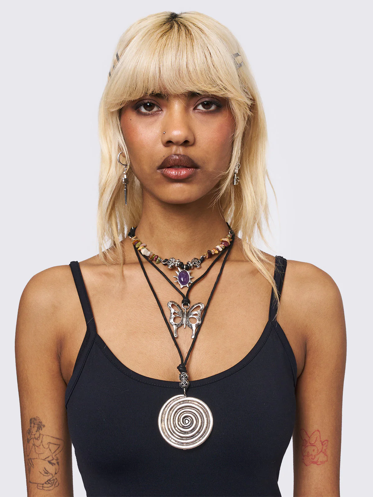 Minga Spiral Soul Necklace Set