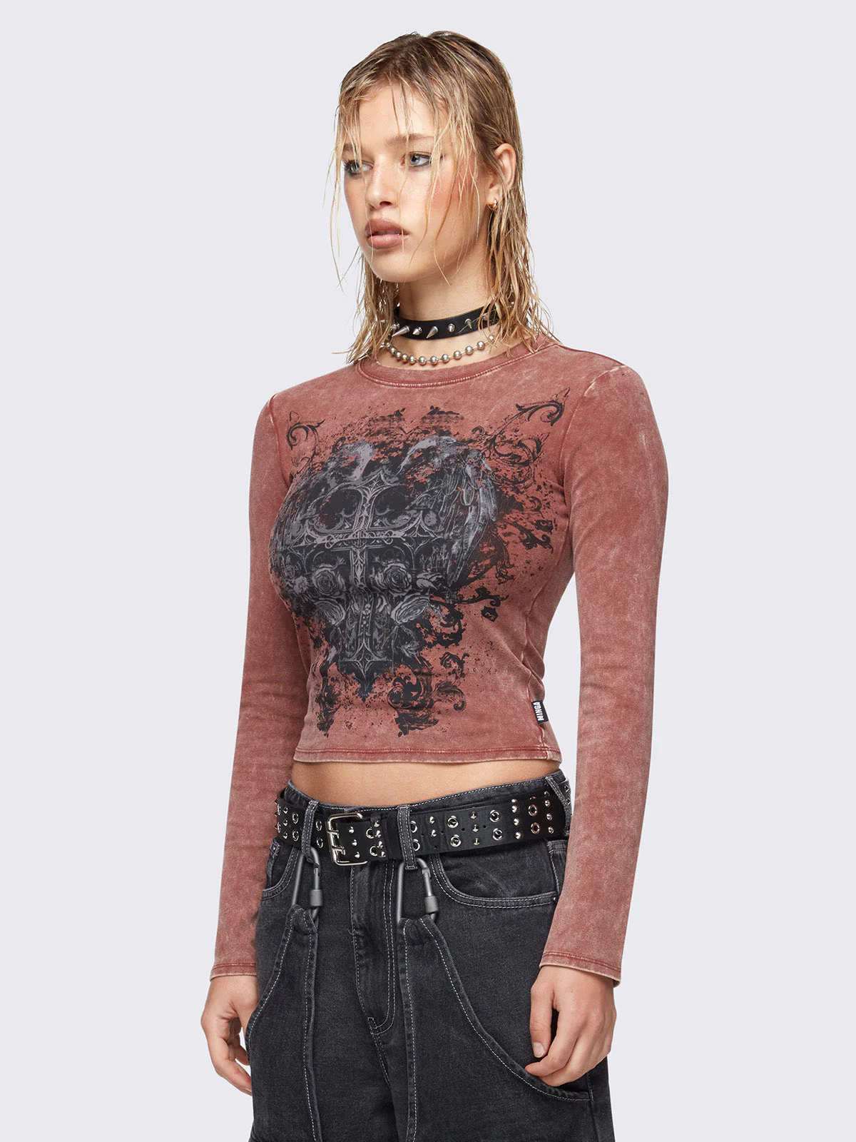 Minga Soul of Shadows Washed Top