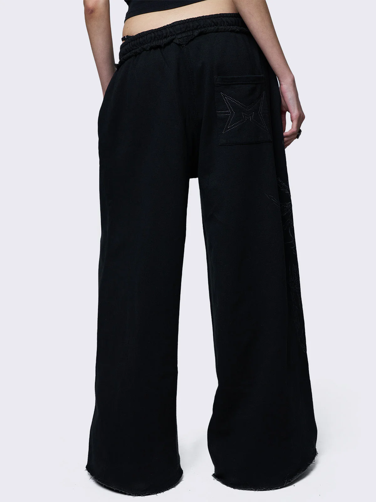 Minga Enigmatic Black Sweatpants