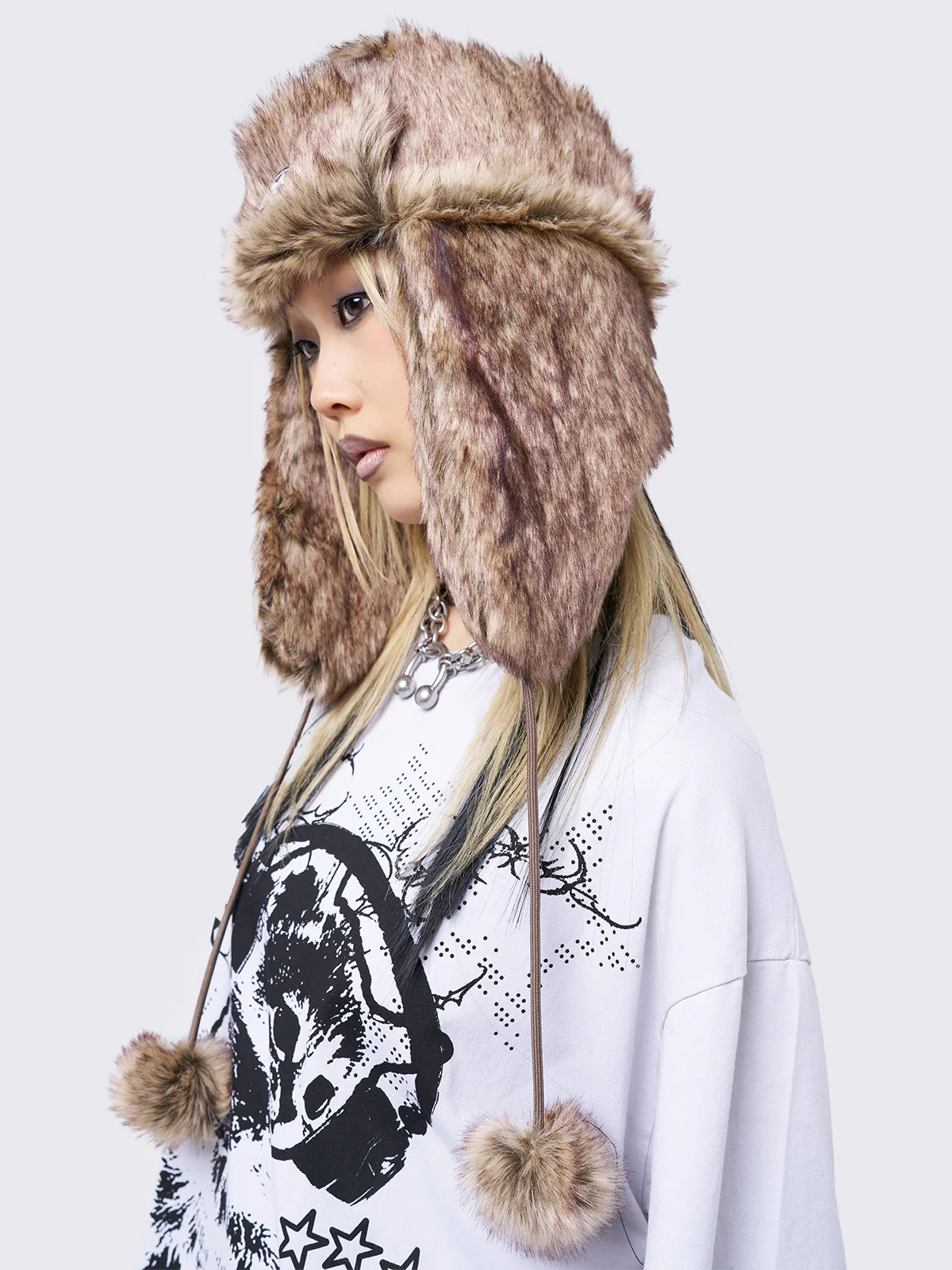 Minga Masha Fluffy Trapper Hat