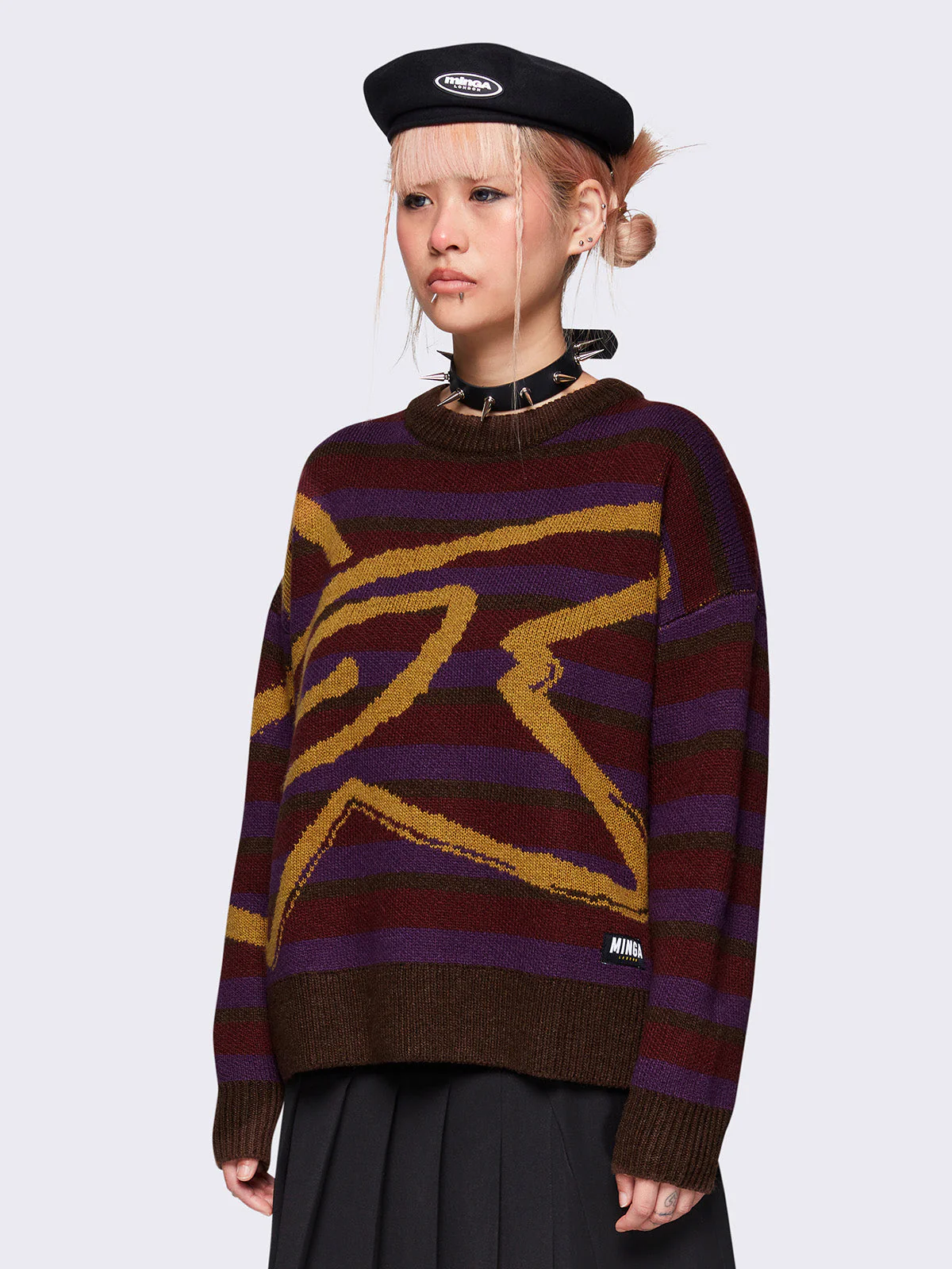 Minga Cosmic Striped Sweater