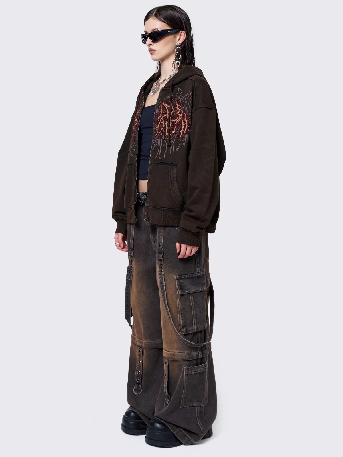 Minga Trek Overdye Cargo Jeans