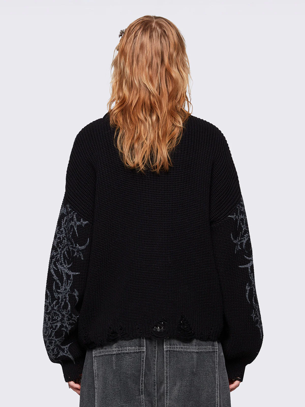 Minga Thorns Black Sweater
