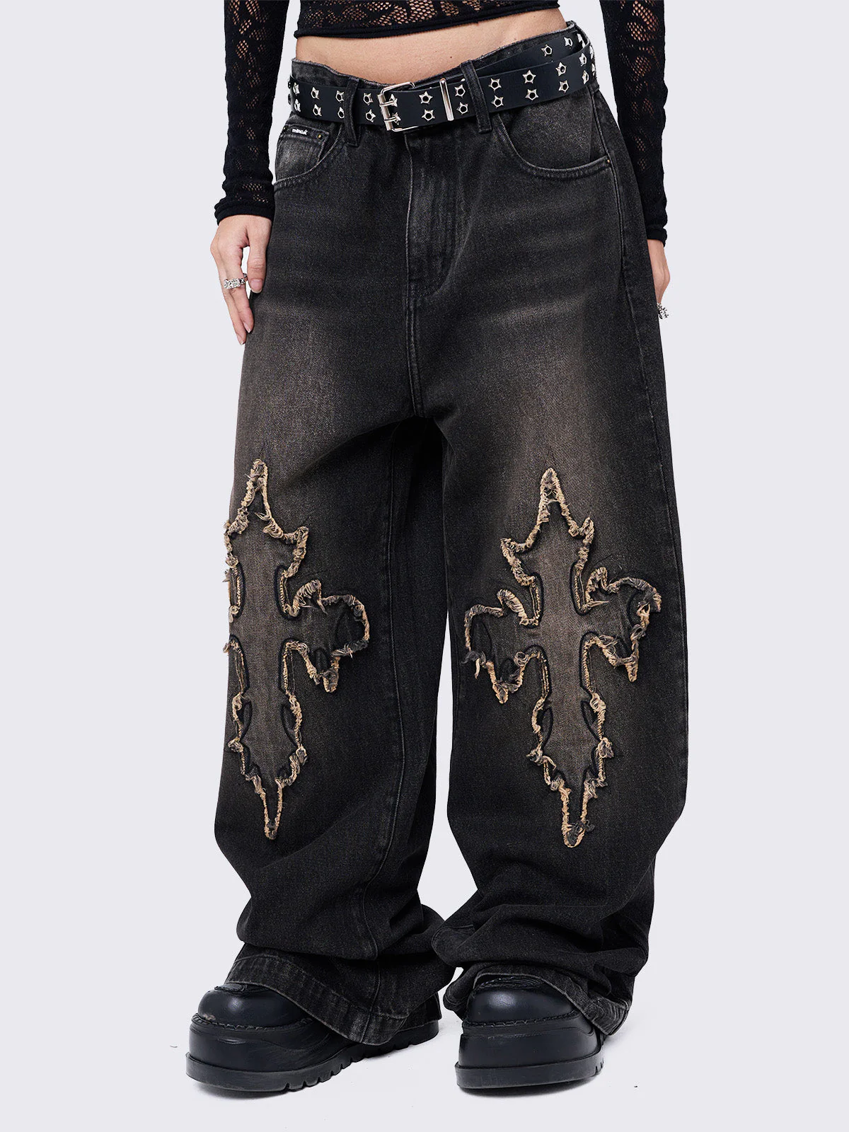 Minga Cryptocross Baggy Jeans